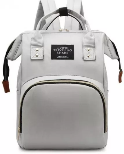 Babyloon Τσάντα-Αλλαξιέρα Πλάτης Γκρι