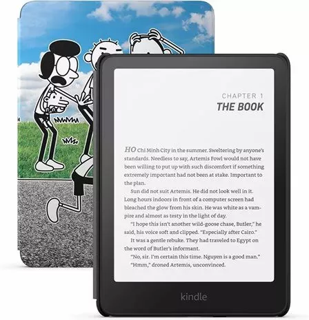 Ebook Reader Amazon Kindle Paperwhite Kids Diary of a Wimpy Kid B0CFPHTNHV 2024 με Οθόνη Αφής 7" 16GB Μαύρο