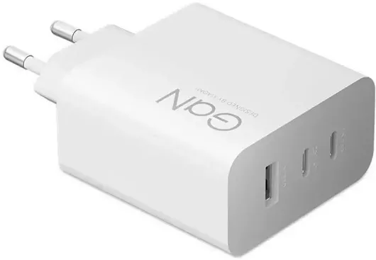Xiaomi Φορτιστής Κινητού Χωρίς Καλώδιο GaN με Θύρα USB-A & 2 Θύρες USB-C 90W Λευκός HyperCharge
