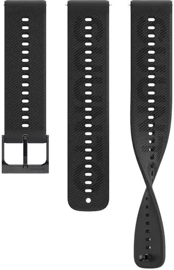 Suunto Λουράκι Σιλικόνης Μαύρο Suunto Athletic 6