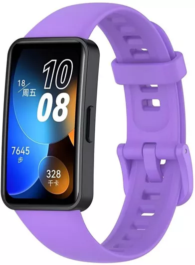 Λουράκι Σιλικόνης Μοβ Huawei Band 10, 9, 8