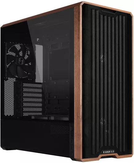 Lian Li Lancool 217 Gaming Midi Tower Κουτί Υπολογιστή με Πλαϊνό Παράθυρο Μαύρο