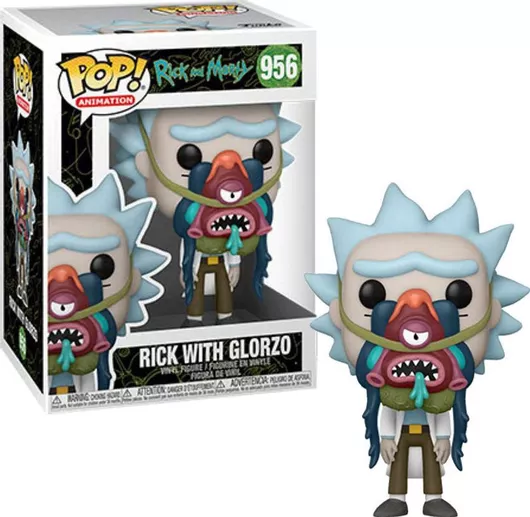Funko Pop! Animation: Rick and Morty - Rick Morty - Rick with Glorzo 956