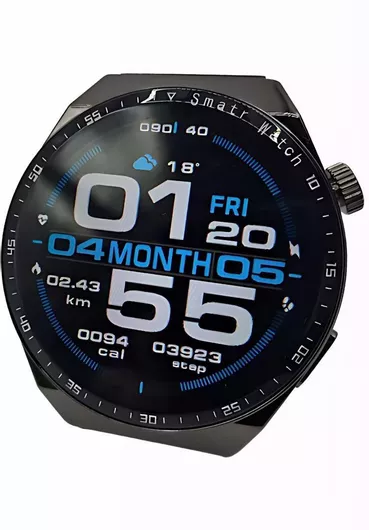 Andowl W88 Smartwatch με Παλμογράφο (Μαύρο)