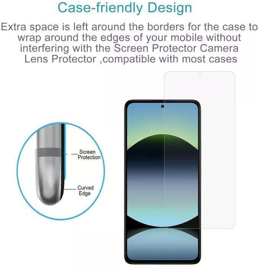 2.5D 0.26mm Screen Protector (Redmi Note 14 4G / Redmi Note 14 5G / Poco M7 Pro)