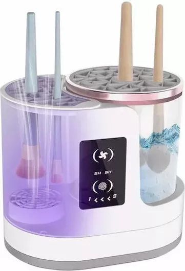  Tradesor Ηλεκτρική Συσκευή Καθαρισμού Στεγνώματος Πινέλων Μακιγιάζ 481166