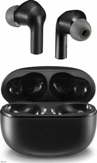 Motorola Moto Buds 500 ANC Bluetooth Handsfree In-Ear με Αντοχή στον Ιδρώτα & Θήκη Φόρτισης Μαύρο