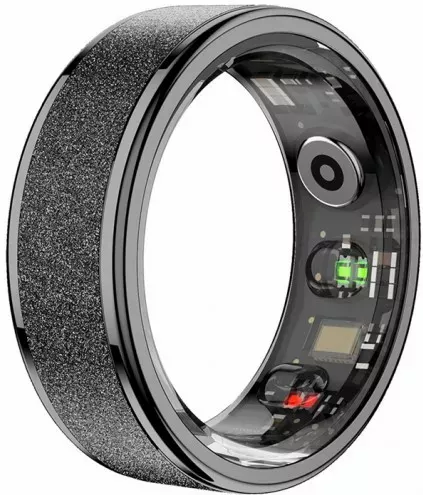 Colmi R10 Smart Ring 19.1mm Αδιάβροχο με Παλμογράφο Μαύρο