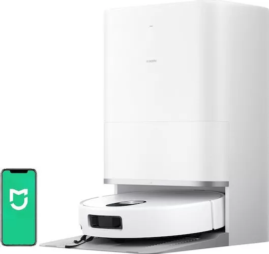 Xiaomi Robot Vacuum 5 Σκούπα Ρομπότ για Σκούπισμα & Σφουγγάρισμα με Wi-Fi Λευκό