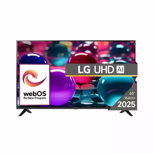LG Smart Τηλεόραση 65" 4K UHD LED AI UA73 HDR 2025 65UA73003LA