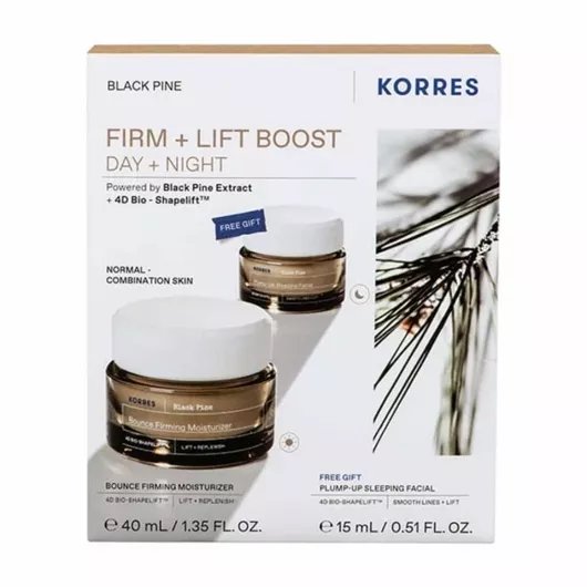Korres Promo Black Pine Σετ Περιποίησης για Σύσφιξη 2τμχ