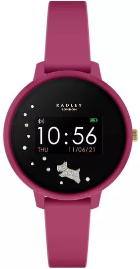 Radley London Series 03 Smartwatch Purple Rubber Strap Rys03-2030