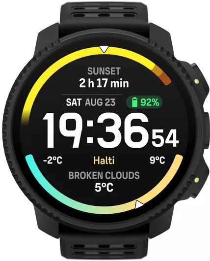 Suunto Vertical 2 48mm Αδιάβροχο Smartwatch με Παλμογράφο (All Black)