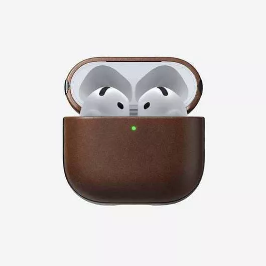 Nomad Modern Θήκη Δερμάτινη για Apple AirPods 4 Καφέ