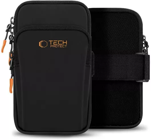 Tech-protect M7 Universal Sport Armband Black Orange