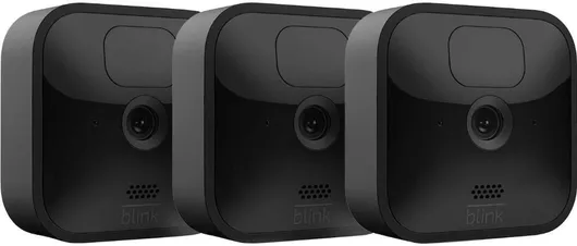 Blink Outdoor 3 System IP Κάμερα Παρακολούθησης Wi-Fi HD 720P Μπαταρίας με Αμφίδρομη Επικοινωνία 3τμχ