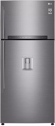 LG Ψυγείο Δίπορτο 509lt Total NoFrost Υ180xΠ78xΒ73cm Inox GTF744PZPED