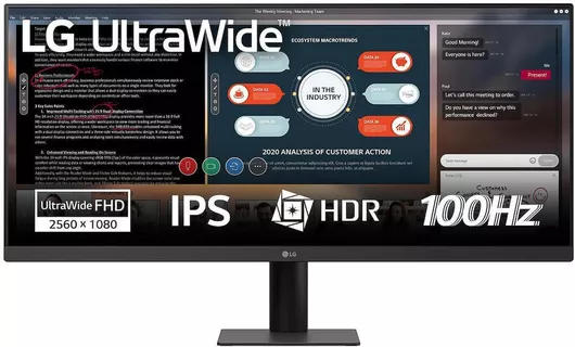 LG UltraWide IPS Οθόνη Υπολογιστή 29" FHD 2560x1080  5ms GTG