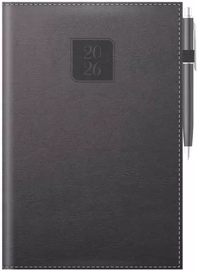 ​ημερολόγιο Ημερήσιο Lago 14x21 Μαύρο 2026​