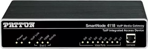 Patton SN4118/4JS4JO/EUI VoIP Gateway με 4 FXS & 1 Ethernet