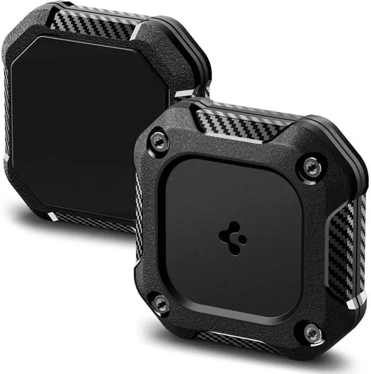 Spigen Tough Armor Θήκη Σιλικόνης για AirTag Μαύρο