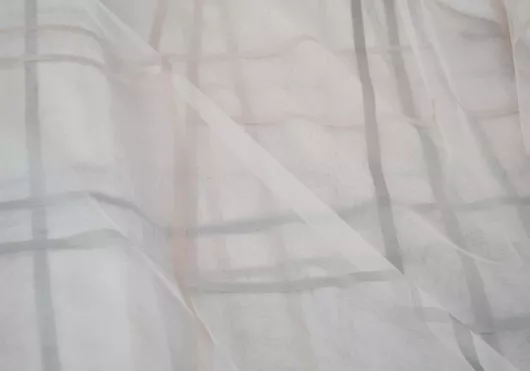 Saray Home Κουρτίνα Παραθύρου με Τρέσα KE-1369 280x140cm Λευκό