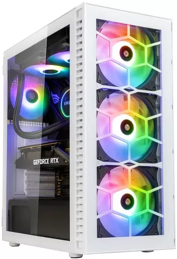 Vengeance Frost-V4 Gaming Desktop PC Ryzen 5-5500/32GB DDR4/512GB SSD/GeForce RTX 5050/No OS