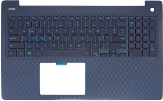 Πληκτρολόγιο Laptop Laptop Keyboard Palmrest Dell G Series G3 15 3579 7nt8c 07nt8c 7tmph Ap26m000200 Us Gray Κωδ.41188usgraypalm