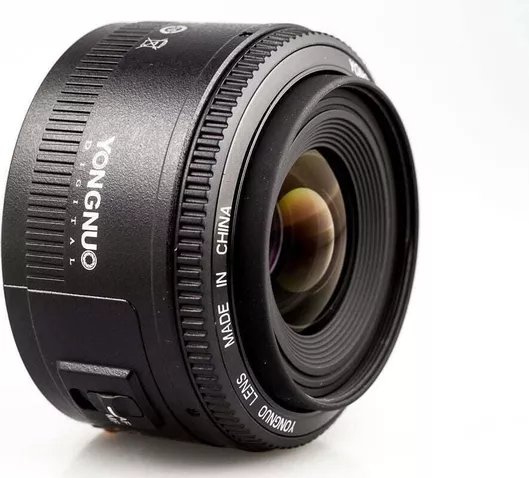 Yongnuo Full Frame Φωτογραφικός Φακός YN 35mm f/2 Standard / Wide Angle για Canon EF Mount Μαύρος
