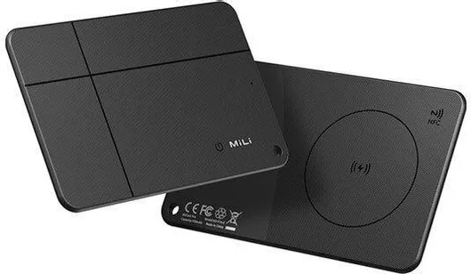 MiLi MiCard Duo Apple and Google Tracker Μαύρο