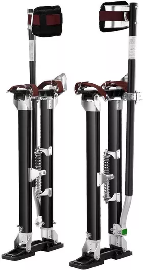 Vevor Ξυλοπόδαρα Γυψοσανίδας Αλουμίνιο Ξυλοπόδαρα Εργαλείων 24''-40'' Ρυθμιζόμενη Βαφή Μαύρο