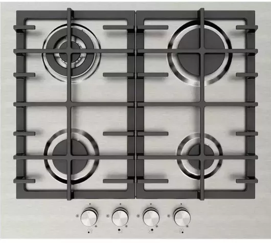 Klugmann Εστία Φυσικού Αερίου Αυτόνομη 60x52cm Ασημί