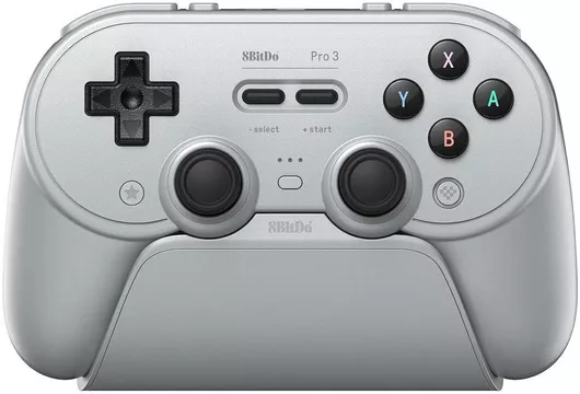 8Bitdo Pro 3 Gamepad Ασύρματο για Android / PC / Switch / Switch 2 / iOS Γκρι