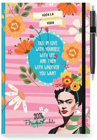 Ημερολόγιο Ημερήσιο Quote 12x17 Frida Kahlo 2026