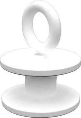 Γαντζάκια Κουρτίνας Στρογγυλά με Ράουλο 50τμχ