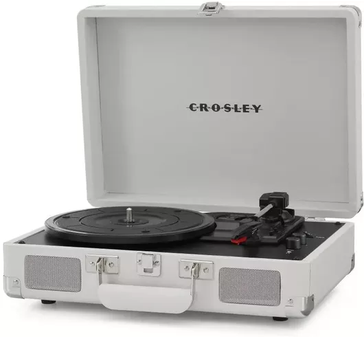 Crosley Cruiser Plus Βαλιτσάκι Πικάπ με Προενίσχυση & Ενσωματωμένα Ηχεία White Sand
