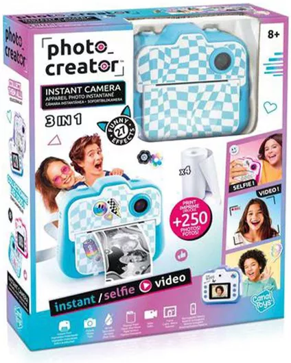 AS Photo Creator Παιδική Φωτογραφική Μηχανή 12MP με Θερμική Εκτύπωση Πολύχρωμη