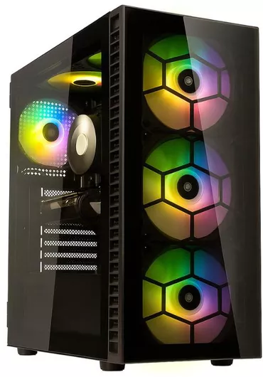 Vengeance Overlord-V2 Gaming Desktop PC Ryzen 7-5700X/32GB DDR4/1TB SSD/GeForce RTX 5060/No OS