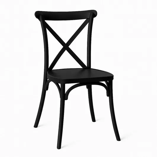 Πολυθρόνα Εξωτερικού Χώρου Πολυπροπυλενίου Μαύρο 38x46.5x82cm