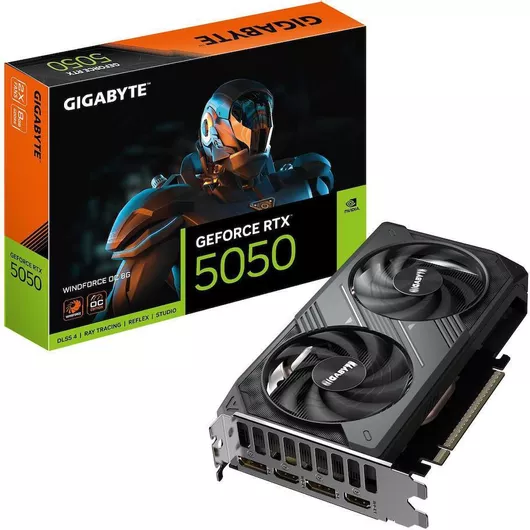 Gigabyte GeForce RTX 5050 8GB GDDR6 Windforce OC Κάρτα Γραφικών