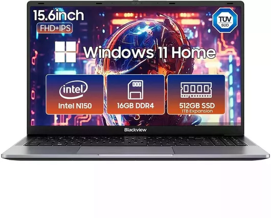 BlackView AceBook 6 15.6" IPS FHD N-Series-N150/16GB/512GB SSD/W11 Home International English Keyboard