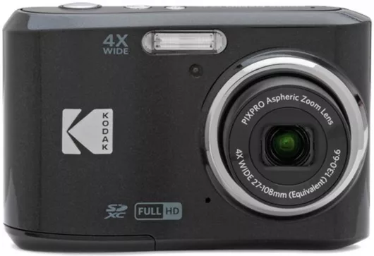 Kodak PIXPRO FZ45 Friendly Compact Φωτογραφική Μηχανή 16MP Οπτικού Ζουμ 4x με Οθόνη 2.7" Μαύρο