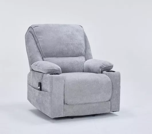 Selena Πολυθρόνα Relax Γκρι Σκούρο 89x90x103cm