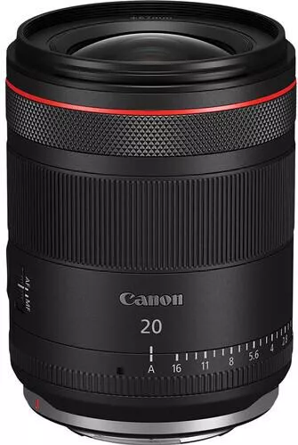Canon Full Frame Φωτογραφικός Φακός RF 20mm f/1.4 L VCM για Canon RF Mount Μαύρος
