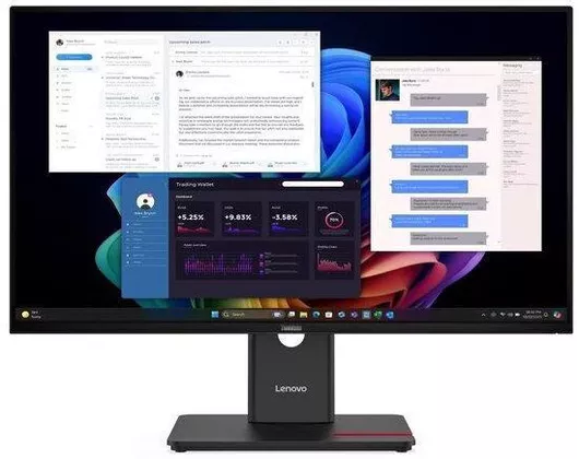 Lenovo ThinkVision T27UD-40 IPS Οθόνη Υπολογιστή 27" 4K 3840x2160  4ms GTG