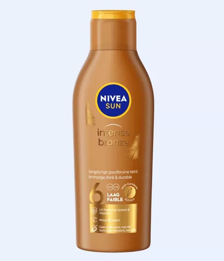 Nivea Intense Bronze Αδιάβροχη Αντηλιακή Λοσιόν για το Σώμα SPF6 200ml