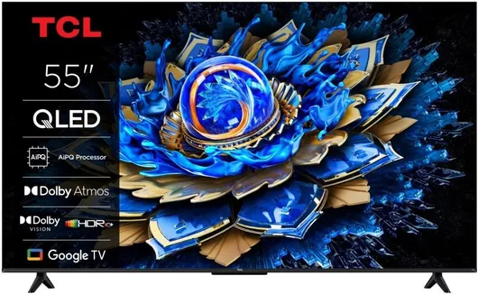 TCL Smart Τηλεόραση 55" 4K UHD QLED 55T69C 2025