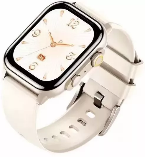  Remax Watch 11 45mm Metal Case & Silicone Strap White