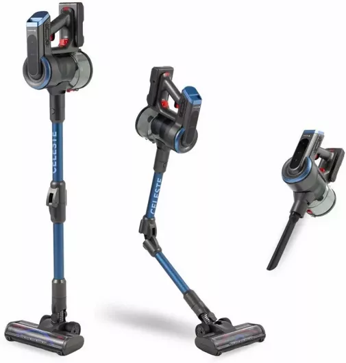 HomeVero Celeste Σκούπα Stick Ασύρματη με Σπαστό Σωλήνα Μπλε