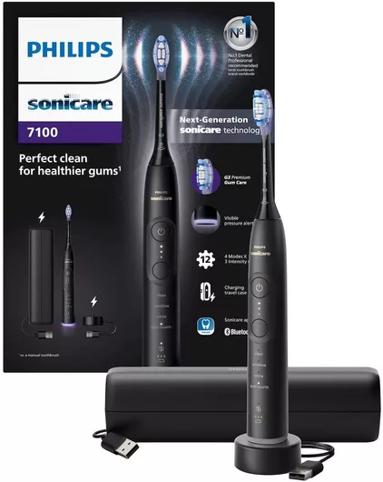 Philips Sonicare DiamondClean 9000 Ηλεκτρική Οδοντόβουρτσα με Αισθητήρα Πίεσης Μαύρο